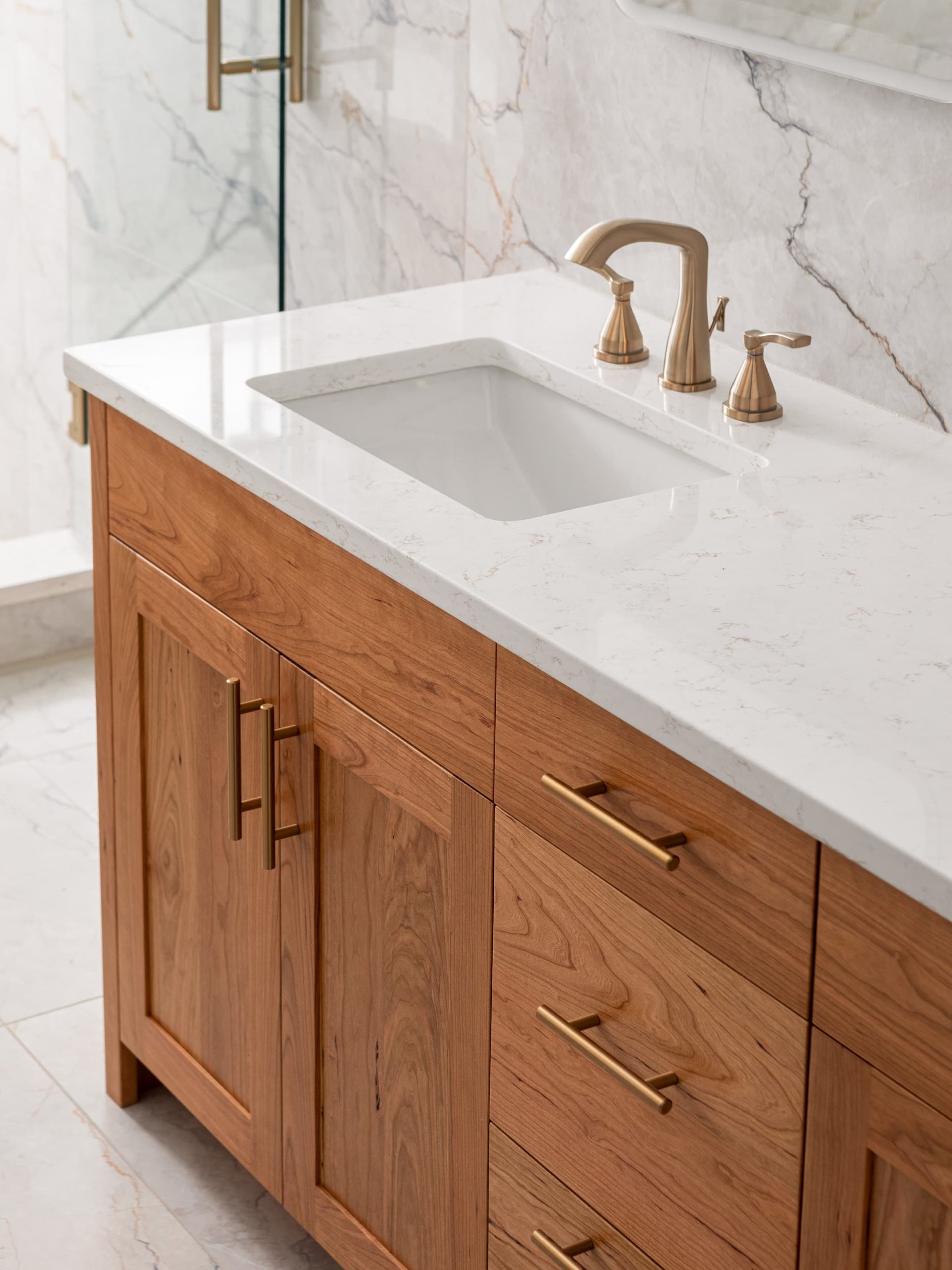 sink and cupboard